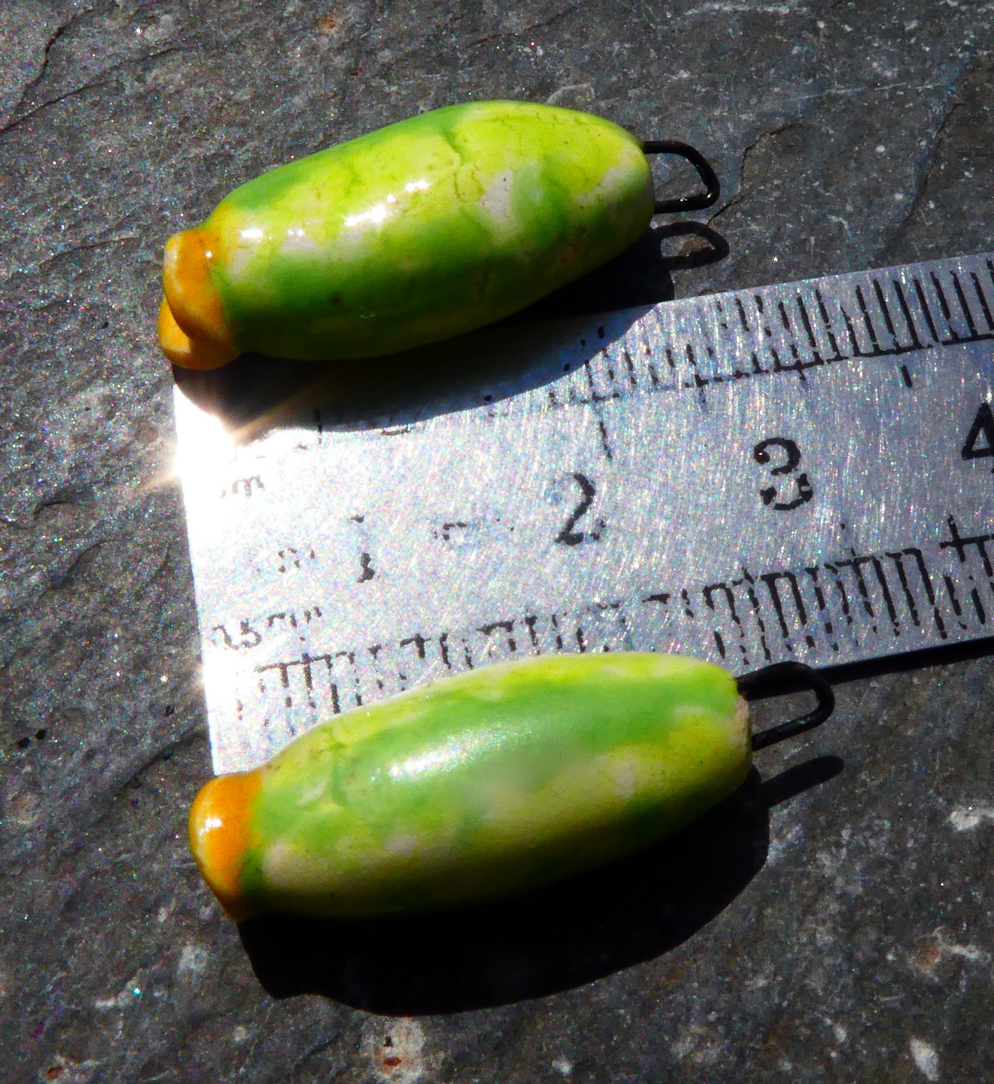 Ceramic Cucamelon Earring Charms