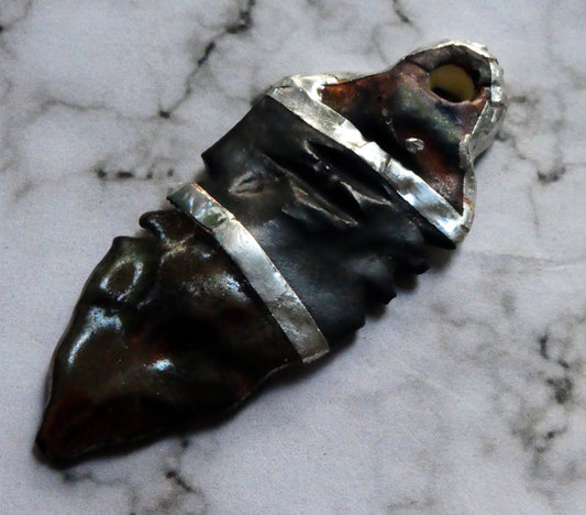 Ceramic Spearhead Pendant