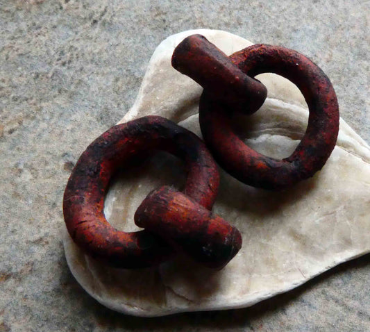 Ceramic Links - Terracotta and Oxide