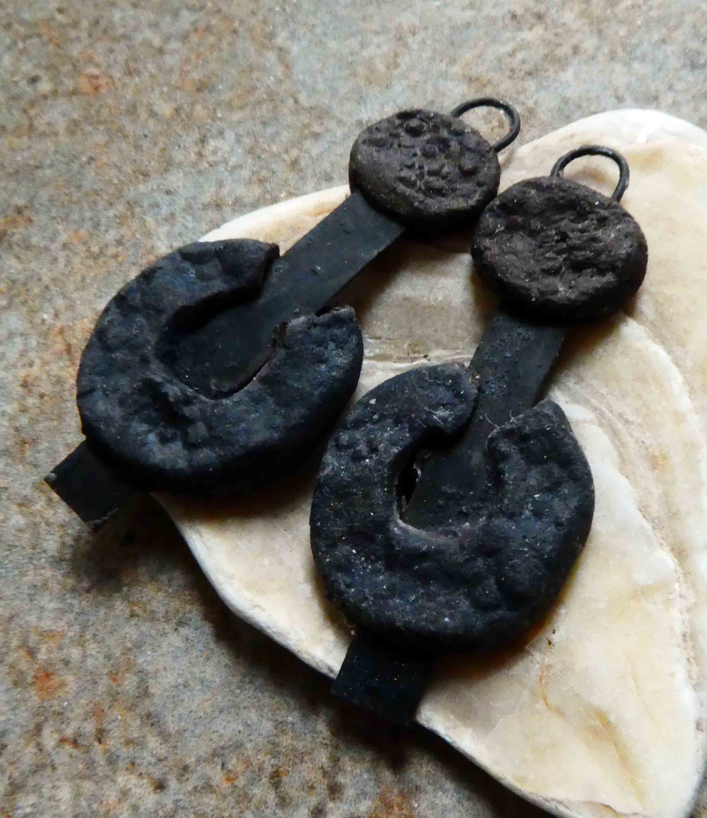 Ceramic Viking Steely Earring Charms #7