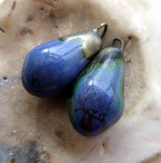 Ceramic Drops Earring Charms - Ohio