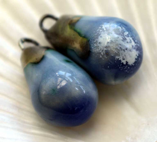 Ceramic Drops Earring Charms - Sky Diamonds