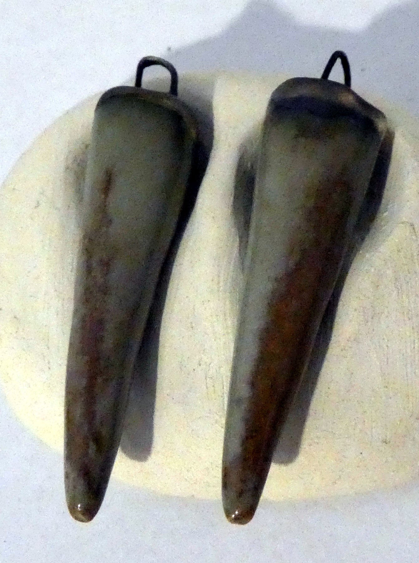 Ceramic Spikes  Earring Charms -Raincloud