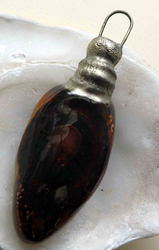 Ceramic Poison Bottle Mini Pendant #1
